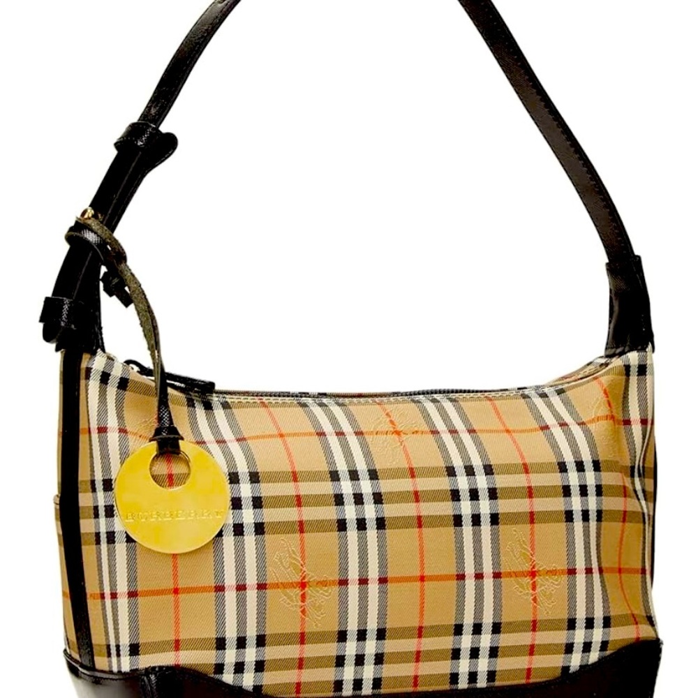Burberry Haymarket small shoulder bag great condition